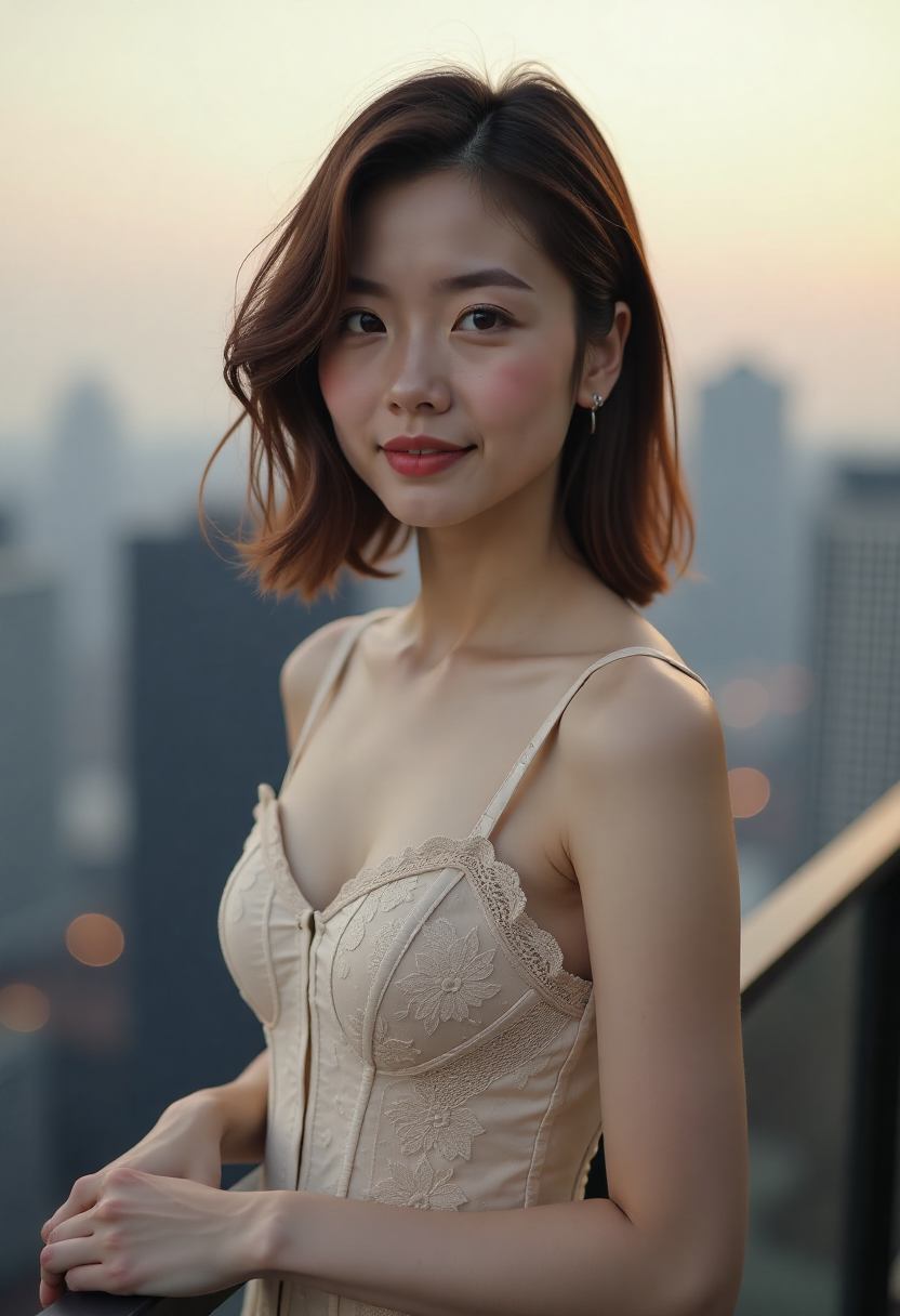 老电影里的双人合影